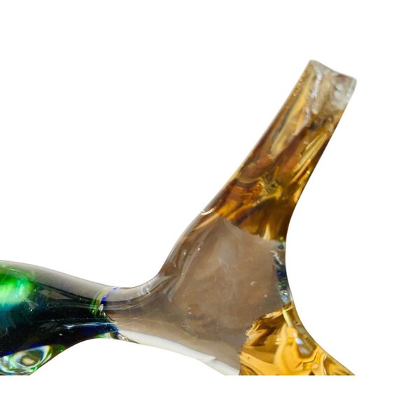 Murano Blown Glass Dolphin Made in Italy Venezia Glass Art See description - Picture 4 of 10